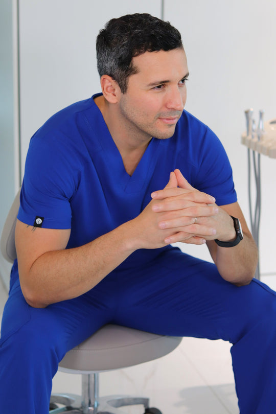 Scrub Cargo - Royal Blue
