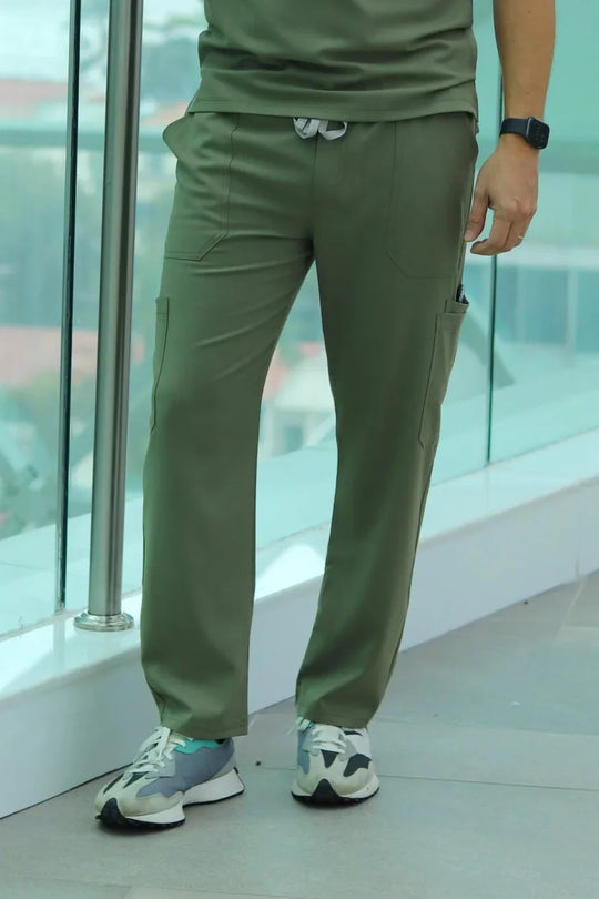 Pantalón Hombre Scrub Fresh - Olivo