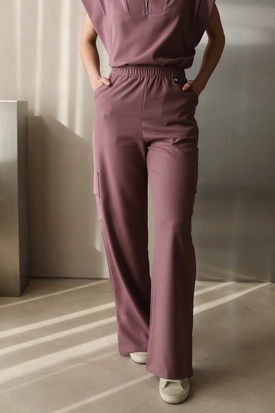 Pantalón Mujer Scrub Kate - Mauve