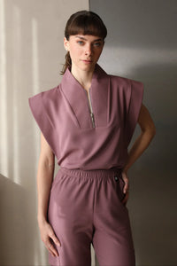 Blusa Mujer Scrub Kate - Mauve
