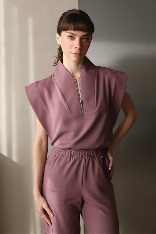 Blusa Mujer Scrub Kate - Mauve