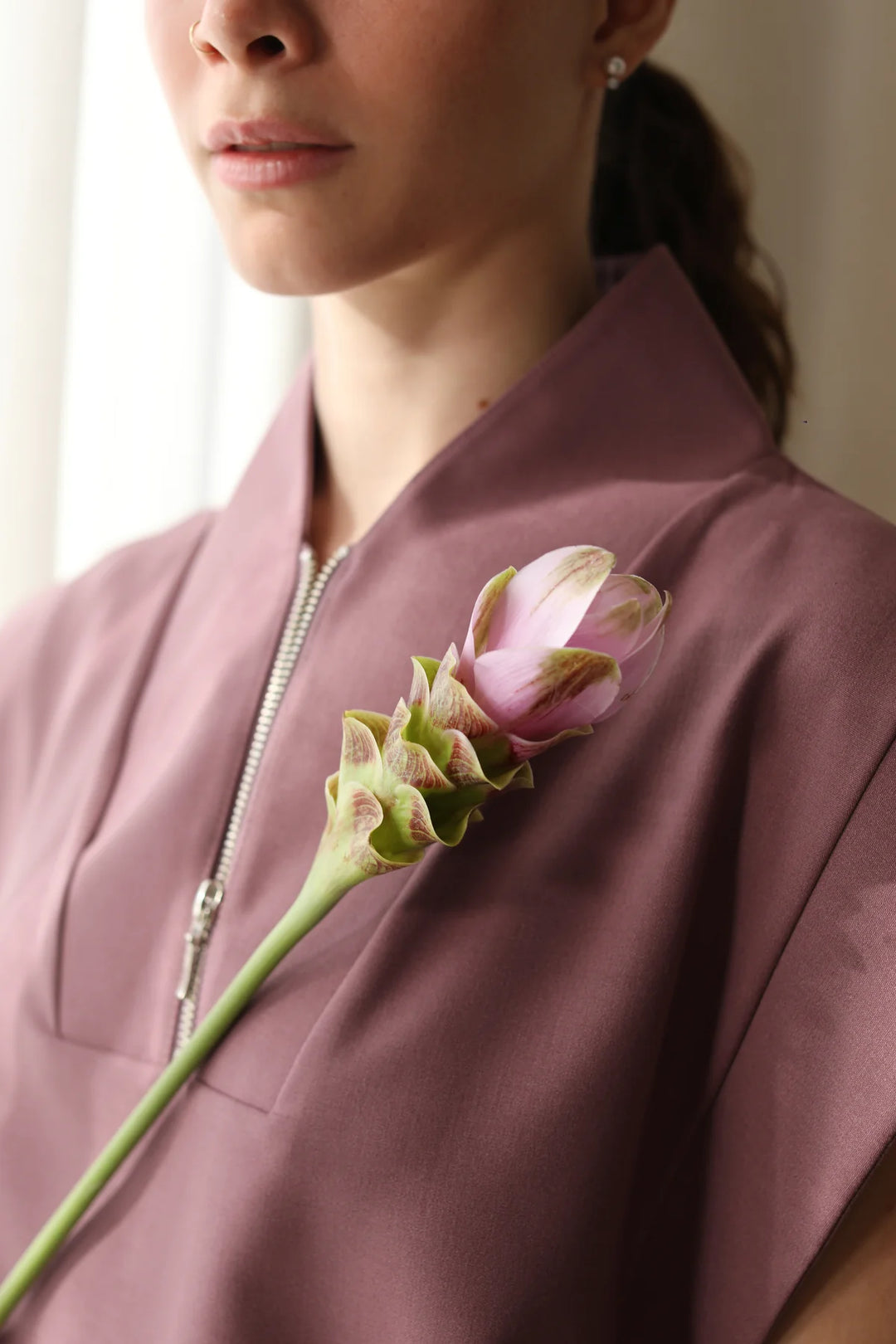 Blusa Mujer Scrub Kate - Mauve