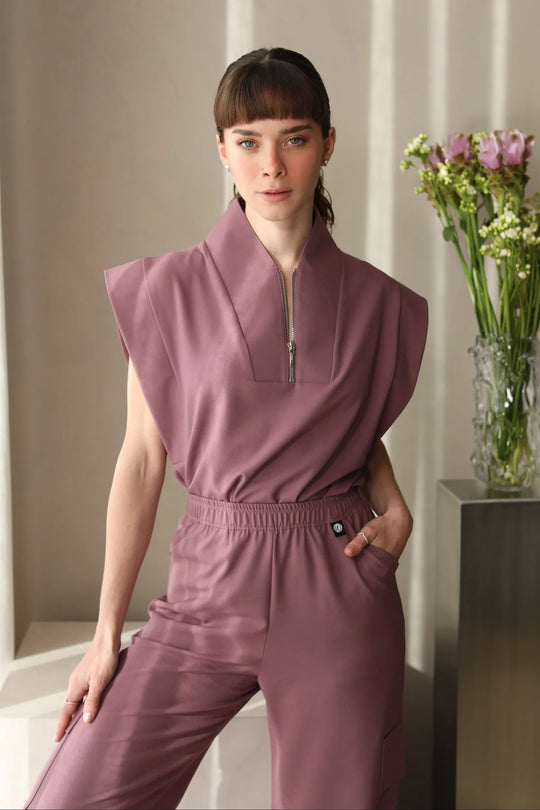 Blusa Mujer Scrub Kate - Mauve