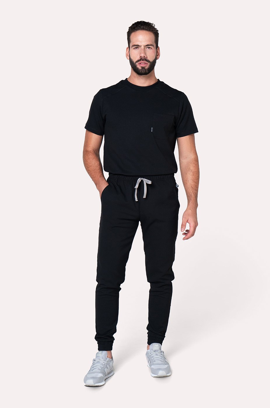 Camisa Hombre Scrub Sport - Negro