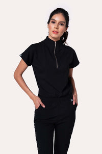 Blusa Mujer Scrub Victory - Negro