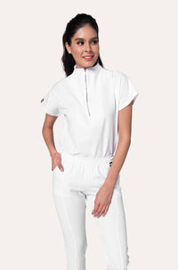 Blusa Mujer Scrub Victory - Blanco