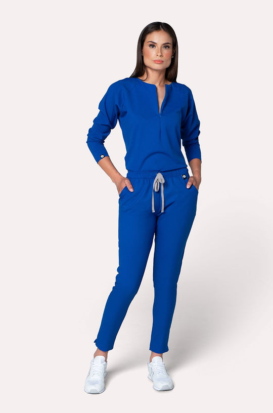 Scrub Fall - Royal Blue