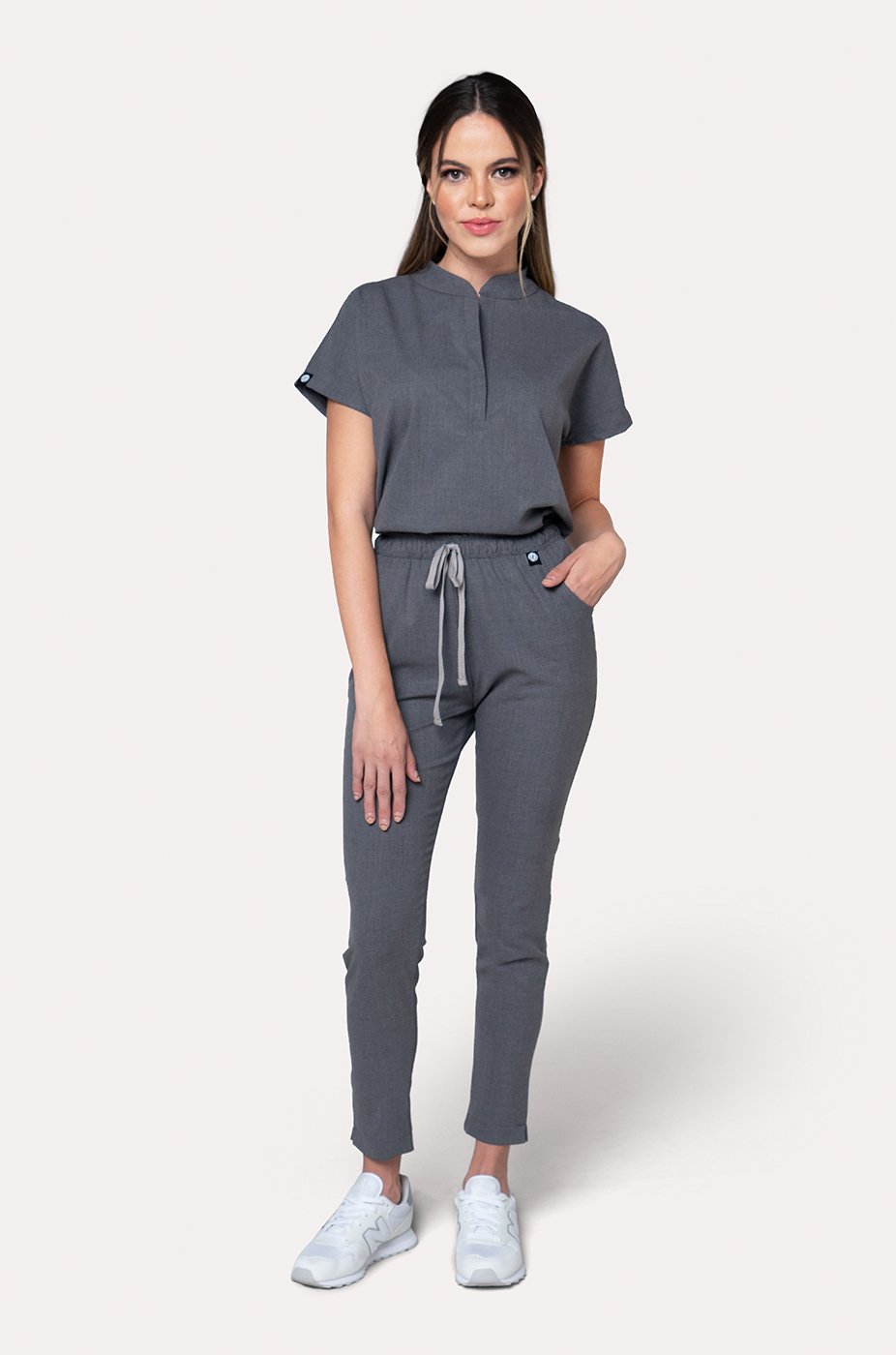 Scrub Glam - Gris Medio
