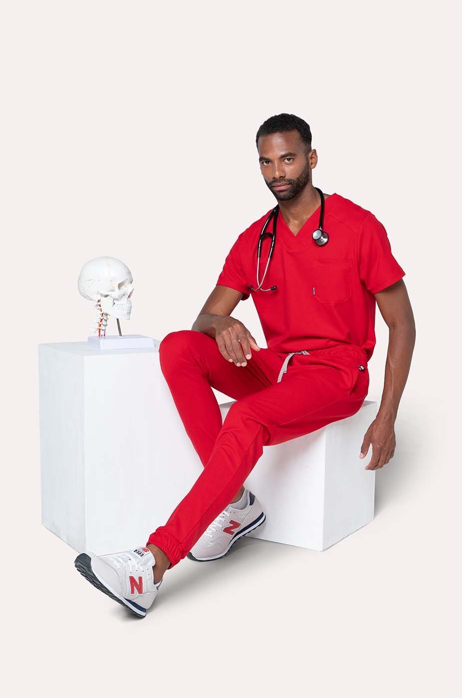 Scrub Fresh - rojo