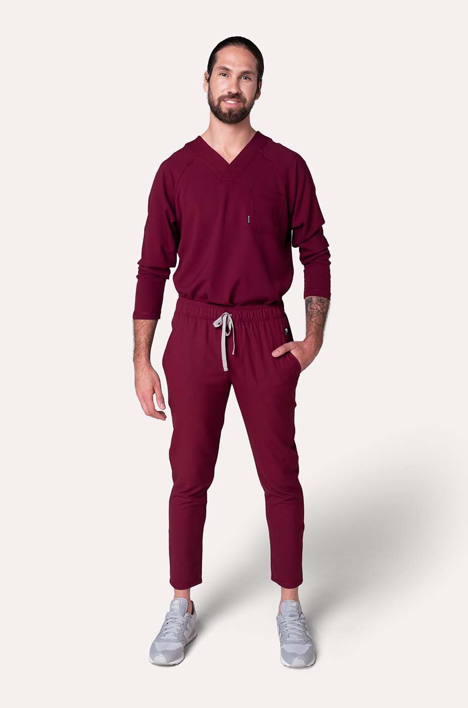 Scrub Classic - Burgundy