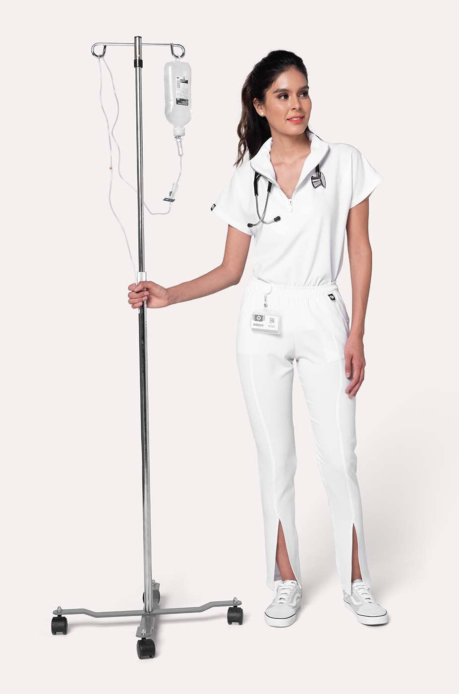 Conjunto Mujer Scrub Victory - Blanco