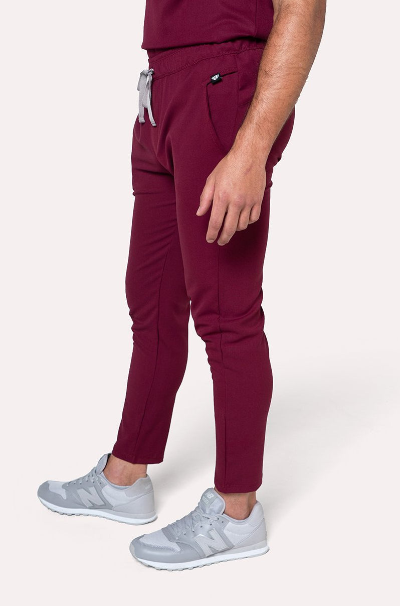 Pantalón Hombre Scrub Fresh - Burgundy